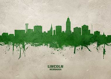 Lincoln Skyline Nebraska