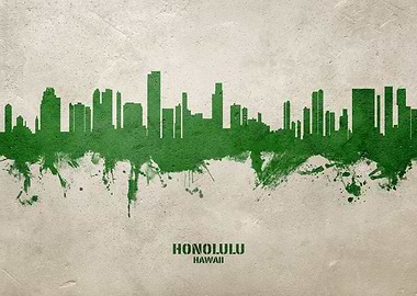 Honolulu Skyline Hawaii