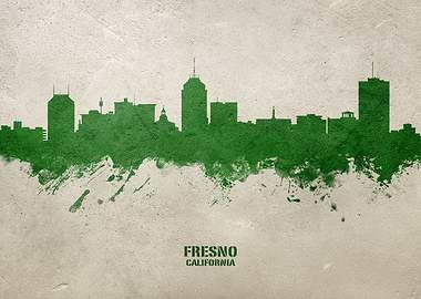 Fresno Skyline California