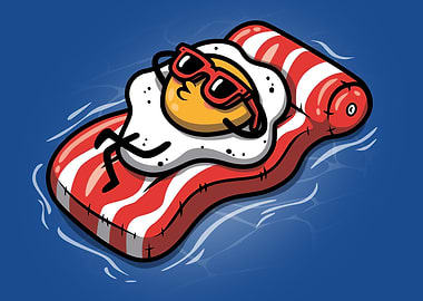 Summer Vibes Fried Egg