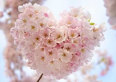 Cherry Blossom Heart