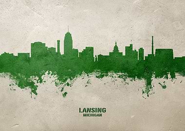 Lansing Skyline Michigan