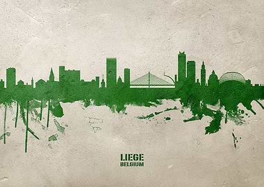 Liege Skyline Belgium