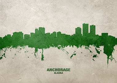 Anchorage Skyline Alaska