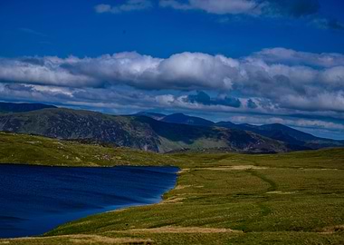 Lakes And Mountains Clouds