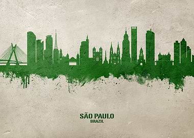 Sao Paulo Skyline Brazil