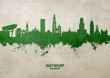 Antwerp Skyline Belgium