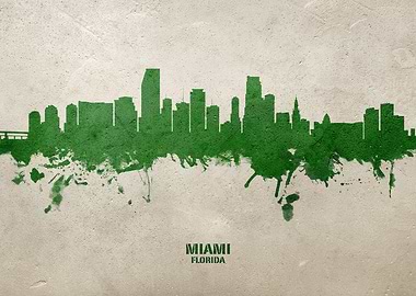 Miami Skyline Florida