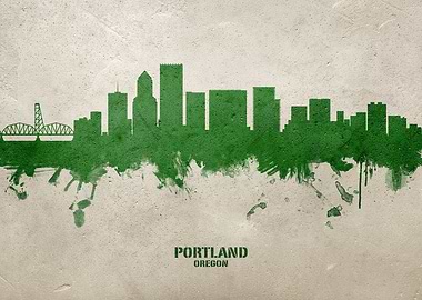 Portland Skyline Oregon