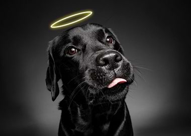 Labrador naughty Angel