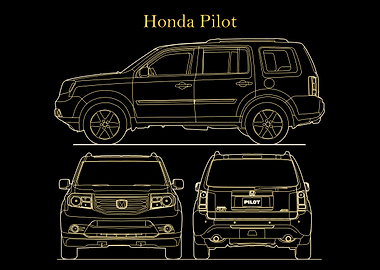 Honda Pilot 2013 Blueprint