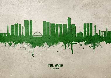 Tel Aviv Skyline Israel