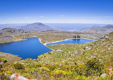 Dam on Table mountain
