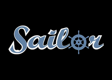 Sailor Steering Wheel Boat