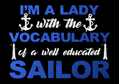 Sailor Girl Sailing Lady