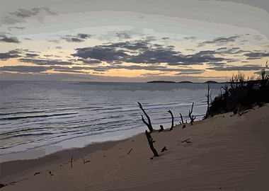Rainbow Beach Sand Blow