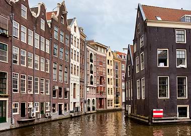 Canal Houses In Amsterdam