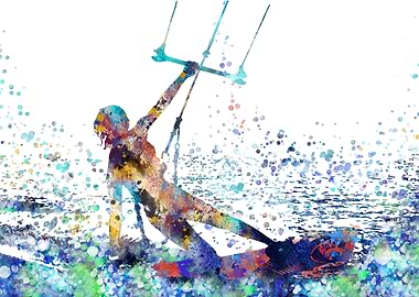 Kitesurfing