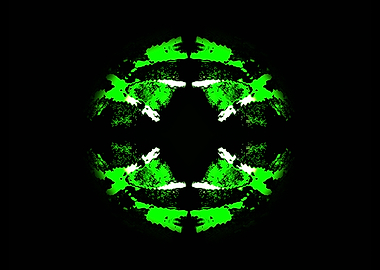 Dark Green Ice Sphere