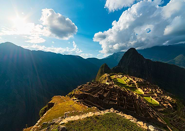 Machu Picchu at sunset