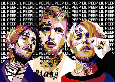 Lil Peep Pop Art