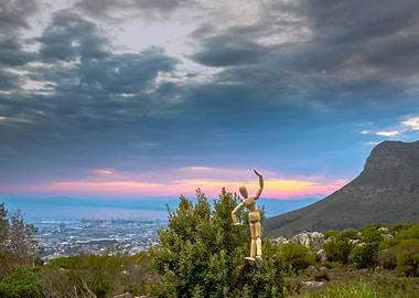 Little wooden manikin