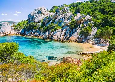 Cute Bay Surrounded By San