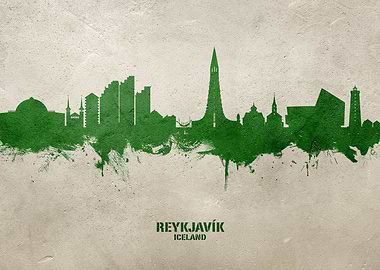 Reykjavik Skyline Iceland