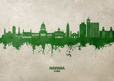 Havana Skyline Cuba