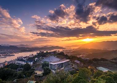 Okayama sunset