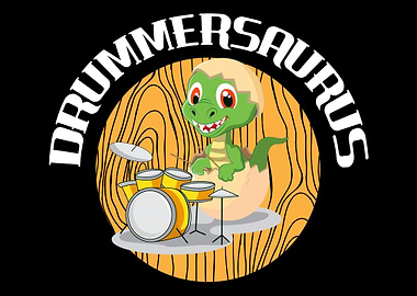 Drummersaurus Drummer Dino