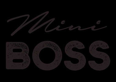 Boys Girls Mini Boss