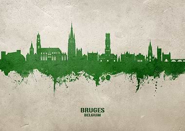 Bruges Skyline Belgium