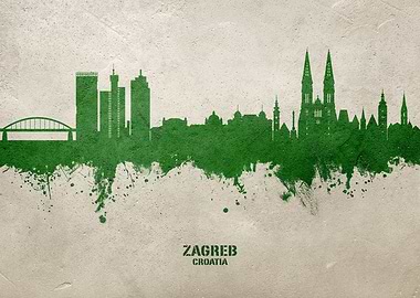 Zagreb Skyline Croatia