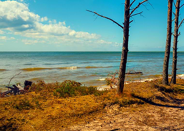 Baltic Bay Beach Blue Brig