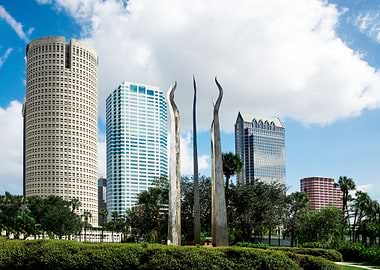 Skyline of Tampa Florida