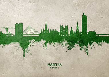 Nantes Skyline France