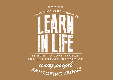 people need to learn