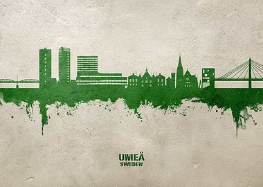 Umea Skyline Sweden