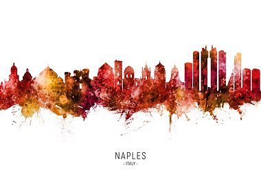 Naples Skyline Italy