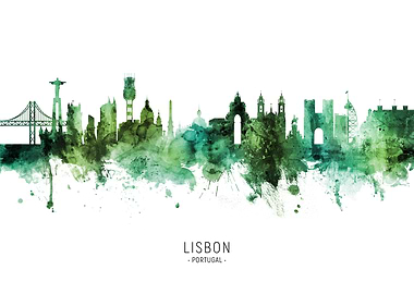 Lisbon Skyline Portugal