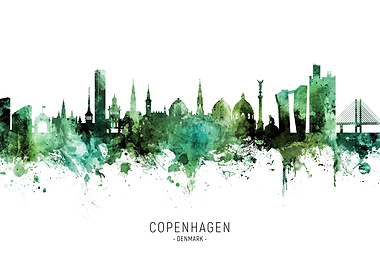 Copenhagen Skyline Denmark