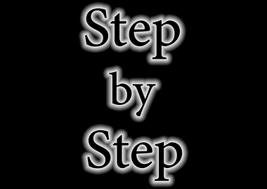 step by step
