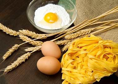 homemade tagliatelle