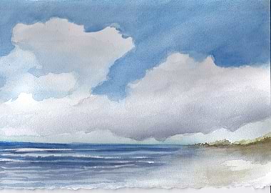 Clouds Passing Seascape