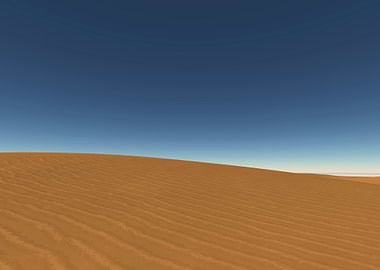 3D Blue Desert Digital Dre