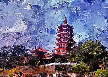 Pagoda Painting