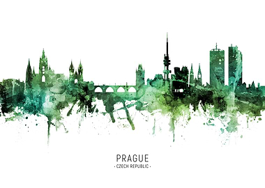 Prague Skyline
