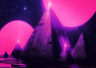 retro pyramid