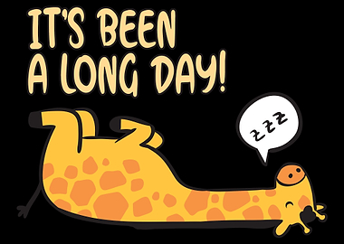 Been A Long Day Giraffe